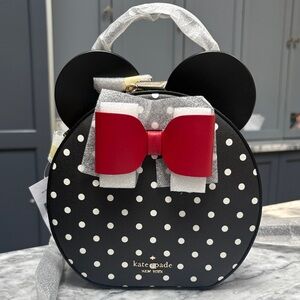 Kate Spade Polka Dot Minnie Mouse Bag with Red Bow